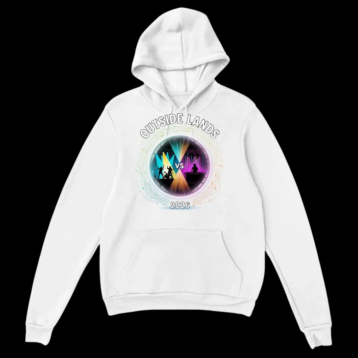 Outside Lands 2026 Future Fest Hoodie Hoodies - White