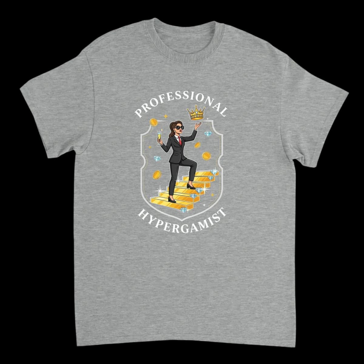 Professional Hypergamist Meme Tee - White T-Shirts (ZeitZwag Streetwear)