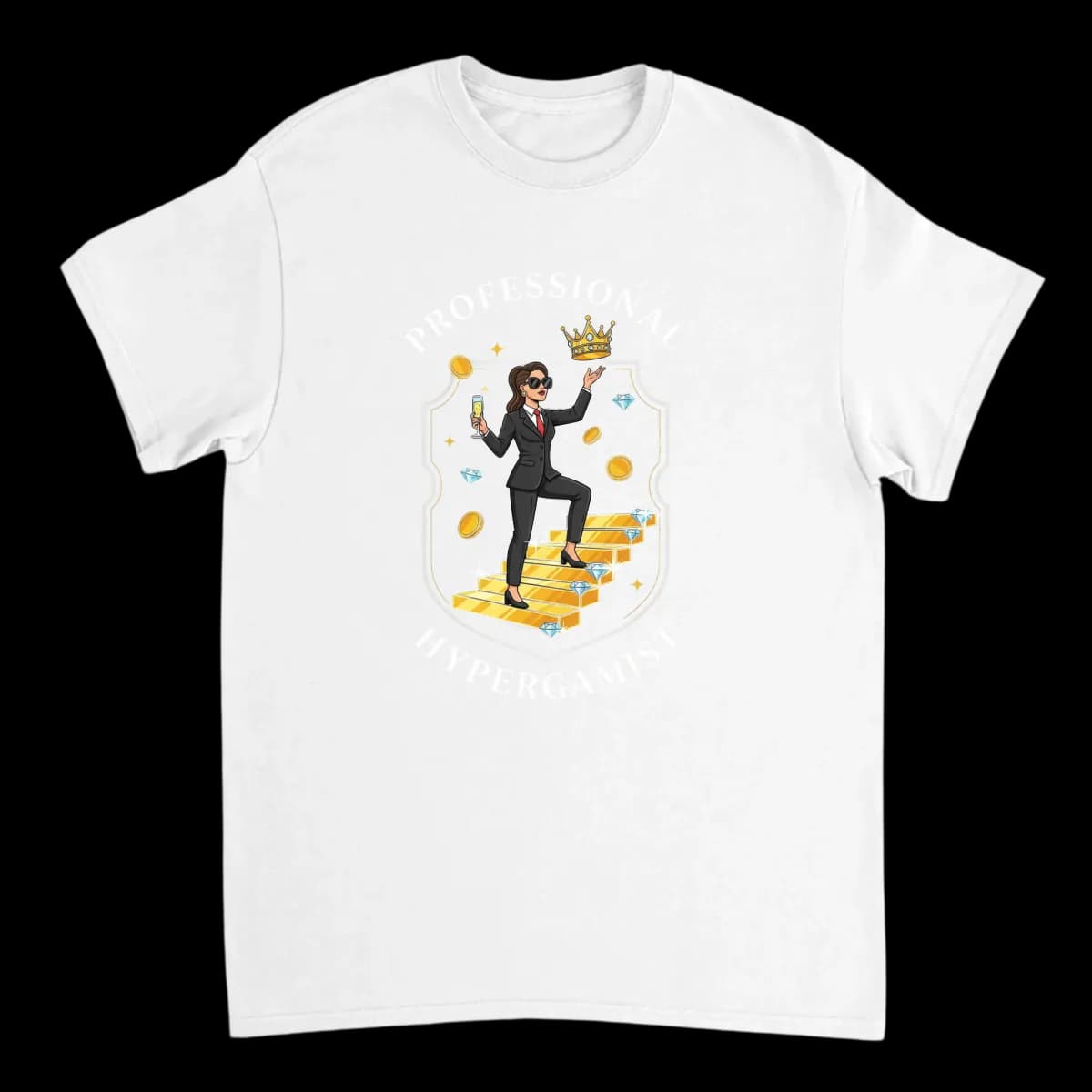Professional Hypergamist Meme Tee T-Shirts - White
