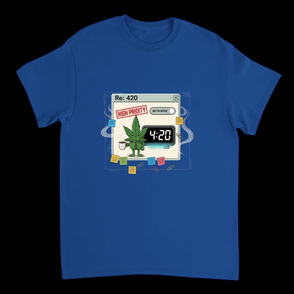 420 High Priority Graphic Tee - White T-Shirts (ZeitZwag Streetwear)