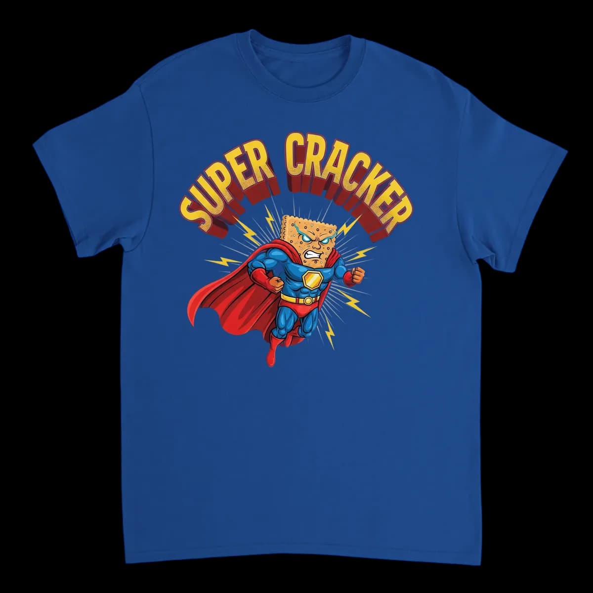 Super Cracker Viral Meme Graphic Tee - White T-Shirts (ZeitZwag Streetwear)